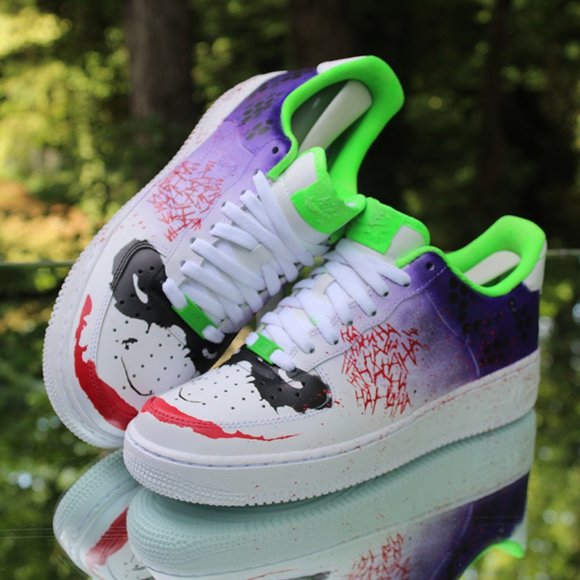 Nike Air Force 1 Low Joker Custom Men’s Size 8.5 - Picture 4 of 16